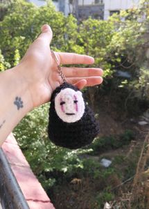 Handmade No Face Keychain