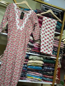 Floral Kurta Set with Pants