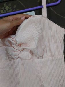 Light Pink Sweetheart Neckline Dress