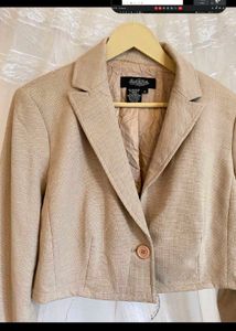 Women's Cropped Blazer Jacket