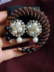 Unique Pearl & Crystal Jewellery Set