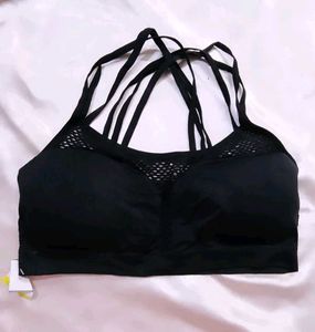 Black Sports Bra