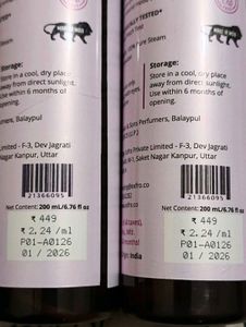 pack of 2, Heritage Rose Water