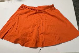New Orange Skirt-A Line Fame Forever 4-6 Yrs