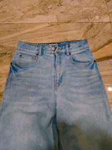 Light Wash Wide Leg Jeans