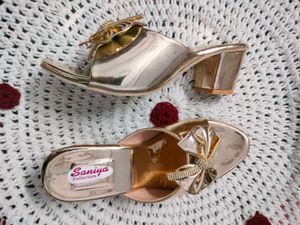Gold Bow Slides