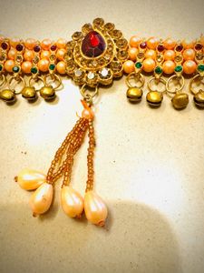 Exquisite Beaded Waist Chain with Pendant