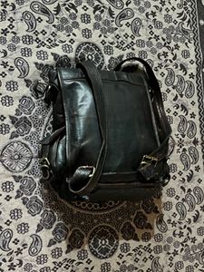 Vintage Original Leather Backpack.