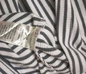 Striped Cutout Mini Dress