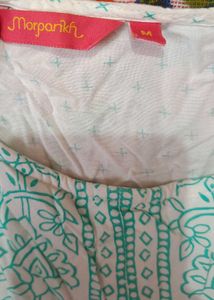 Boho Chic Sleeveless Teal Print Tunic