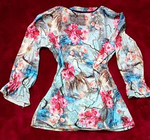Flower Printed Tshirt