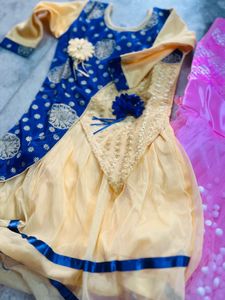 % New Baby Girls Frock 3 Combo Set