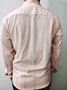 Striped Pink Casual Shirt
