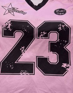 Pink Graphic Jersey T-Shirt