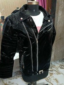 Winter Black Biker Jacket
