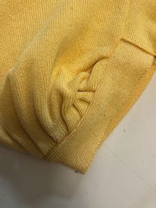 Yellow Puff Sleeve Crop Top