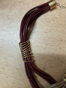 Stylish Two-Tone Statement Necklace