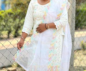 Diwali damaka 🎇 White Kurta Set with Dupat