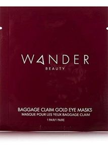 Wander Beauty Baggage Claim Gold Eye Masks