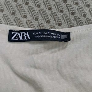 Zara Corset Style Peplum Top