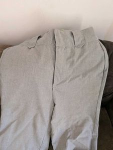 High-Waisted Wide-Leg Trousers