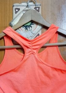 Bright Coral Sports Bra