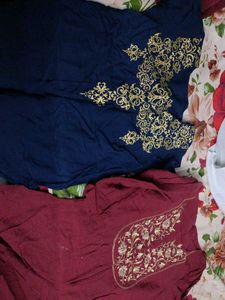 set of 2 Embroidered Kurta
