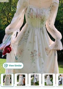 Floral Vintage Style Gown