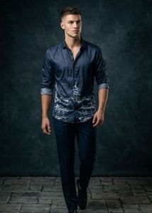 Stylish Men's Button-Up Shirt