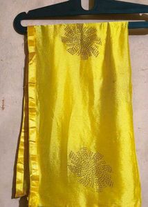 Yellow  Kurta set with work