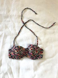 Floral Print Bikini Top