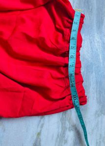 Stunning Red Sequined Kurta Set