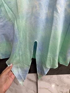 Tie-Dye Knot Front T-Shirt