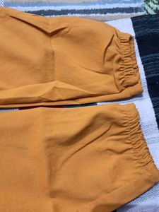 Stylish Mustard Cargo Pants