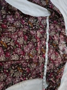 Floral Print co-ord set wine