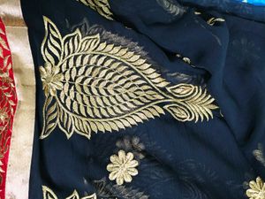 Royal Designer Saree Blouse Combo