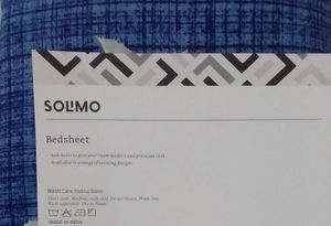 Poly Cotton Printed Double Bed Sheet