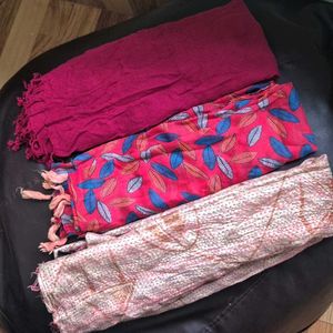 Lot of 3 Scarves/Dupattas