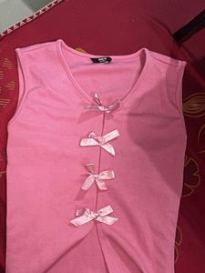 cute pink tank top