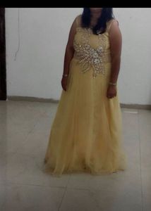 Stunning Yellow ethnic gown