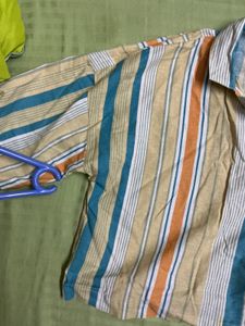 Striped Tie-Up Kurta Top