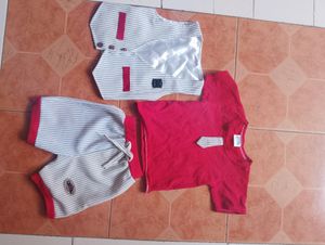 3 Set Piece Baby Dress (4 Months)