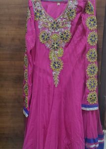 Beautiful Pink Embellished Kurta