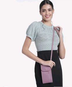 Chic Purple Phone Crossbody Bag