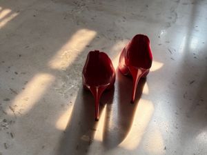 Elegant Red Stiletto Heels