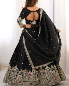 Black Lehenga Choli Set