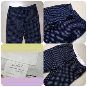 Blue Color Skinny Jean With Polka Dot|| Lucy Brand