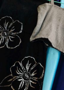 Floral Velvet Dress &amp; Top Set