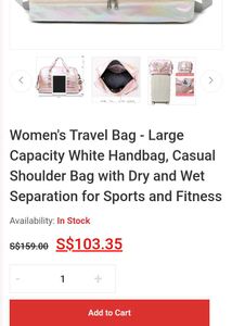 Imported Travel Duffel Bag