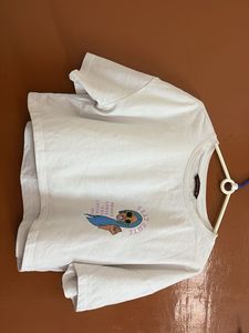 Cute Graphic Crop Top Tee